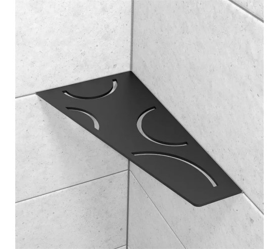 Tablette d'angle de douche SHELF-E-S3 29.5x15.4cm CURVE D6 SCHLUTER - 25