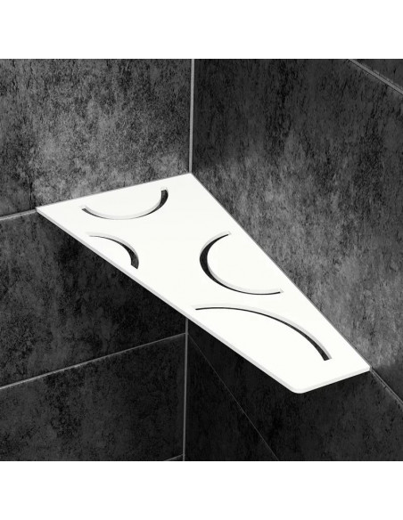 Tablette d'angle de douche SHELF-E-S3 29.5x15.4cm CURVE D6 SCHLUTER - 28