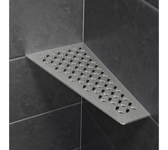 Tablette d'angle de douche SHELF-E-S3 29.5x15.4cm FLORAL D5 SCHLUTER - 3