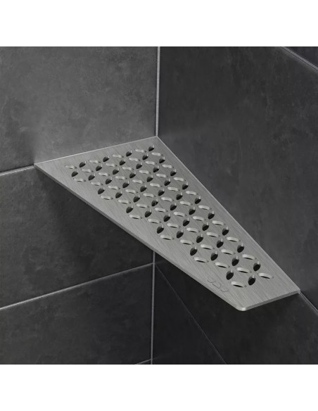 Tablette d'angle de douche SHELF-E-S3 29.5x15.4cm FLORAL D5 SCHLUTER - 3