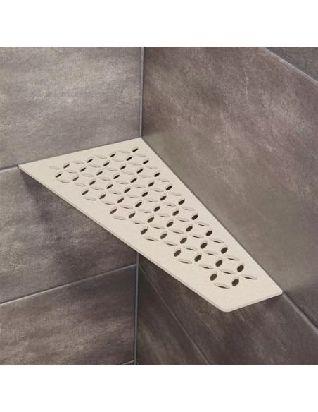 Tablette d'angle de douche SHELF-E-S3 29.5x15.4cm FLORAL D5 SCHLUTER - 6