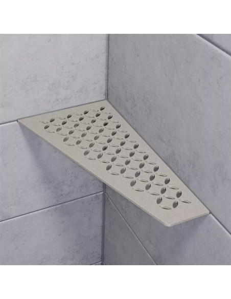 Tablette d'angle de douche SHELF-E-S3 29.5x15.4cm FLORAL D5 SCHLUTER - 12