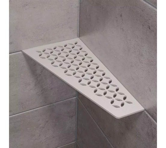 Tablette d'angle de douche SHELF-E-S3 29.5x15.4cm FLORAL D5 SCHLUTER - 15