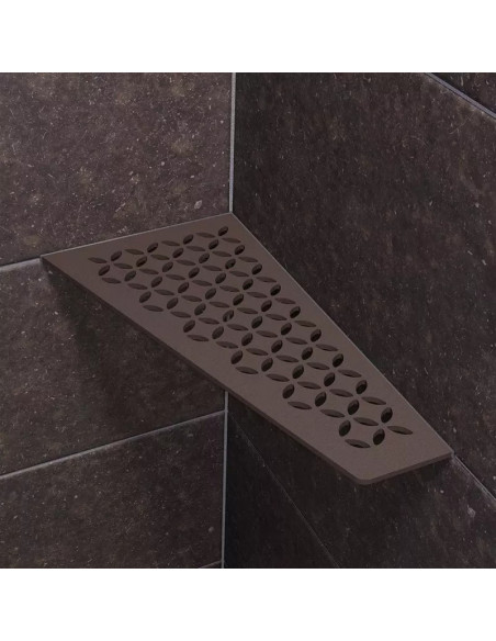 Tablette d'angle de douche SHELF-E-S3 29.5x15.4cm FLORAL D5 SCHLUTER - 21