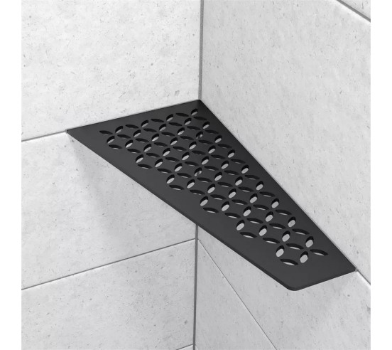 Tablette d'angle de douche SHELF-E-S3 29.5x15.4cm FLORAL D5 SCHLUTER - 24