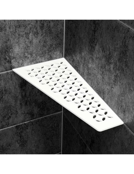 Tablette d'angle de douche SHELF-E-S3 29.5x15.4cm FLORAL D5 SCHLUTER - 27