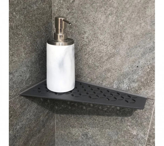Tablette d'angle de douche SHELF-E-S3 29.5x15.4cm FLORAL D5 SCHLUTER - 19