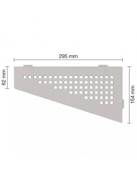 Tablette d'angle de douche SHELF-E-S3 29.5x15.4cm SQUARE D3 SCHLUTER - 11