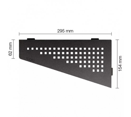 Tablette d'angle de douche SHELF-E-S3 29.5x15.4cm SQUARE D3 SCHLUTER - 12