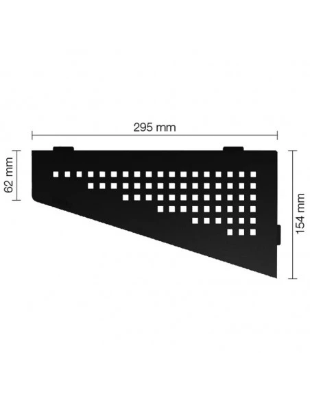 Tablette d'angle de douche SHELF-E-S3 29.5x15.4cm SQUARE D3 SCHLUTER - 17