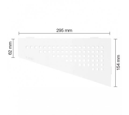 Tablette d'angle de douche SHELF-E-S3 29.5x15.4cm SQUARE D3 SCHLUTER - 19