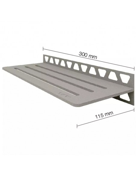 Tablette murale de douche SHELF-W-S1 30x11.5cm WAVE D10 SCHLUTER - 10