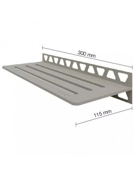 Tablette murale de douche SHELF-W-S1 30x11.5cm WAVE D10 SCHLUTER - 12