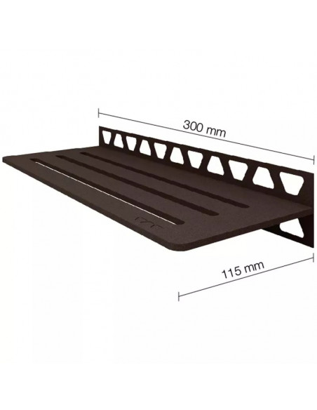 Tablette murale de douche SHELF-W-S1 30x11.5cm WAVE D10 SCHLUTER - 16