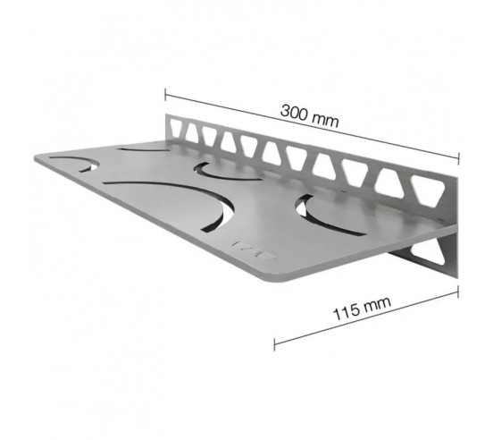 Tablette murale de douche SHELF-W-S1 30x11.5cm CURVE D6 SCHLUTER - 2