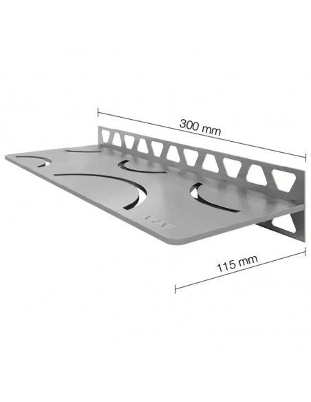 Tablette murale de douche SHELF-W-S1 30x11.5cm CURVE D6 SCHLUTER - 2