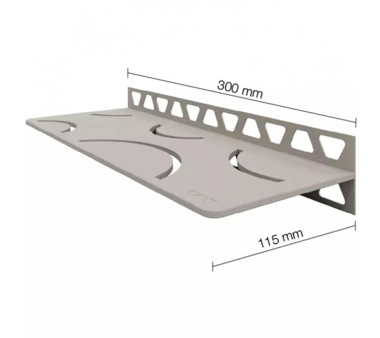 Tablette murale de douche SHELF-W-S1 30x11.5cm CURVE D6 SCHLUTER - 15