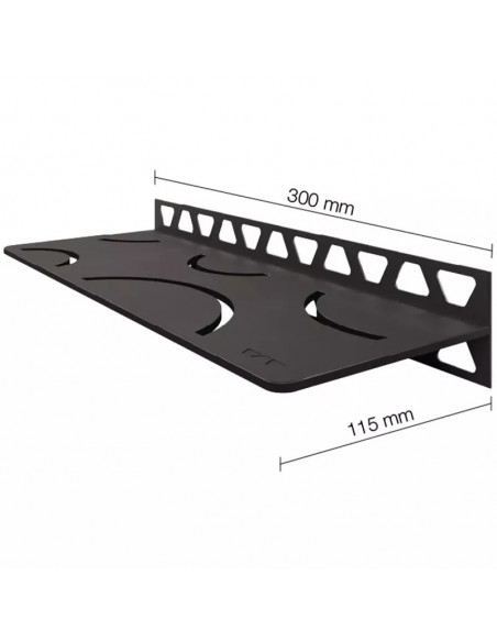 Tablette murale de douche SHELF-W-S1 30x11.5cm CURVE D6 SCHLUTER - 18
