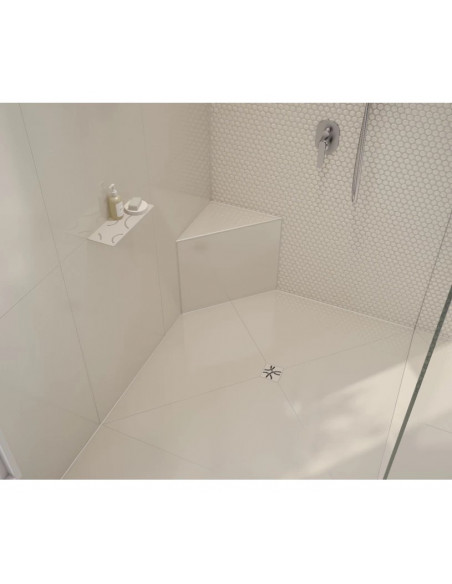 Tablette murale de douche SHELF-W-S1 30x11.5cm CURVE D6 SCHLUTER - 9