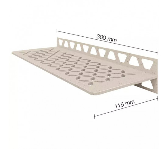 Tablette murale de douche SHELF-W-S1 30x11.5cm FLORAL D5 SCHLUTER - 5