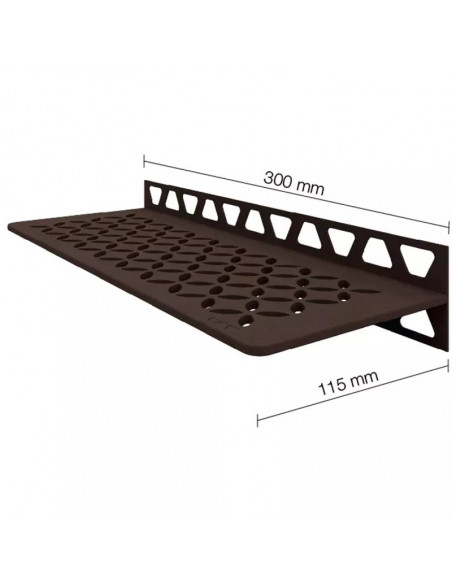 Tablette murale de douche SHELF-W-S1 30x11.5cm FLORAL D5 SCHLUTER - 20