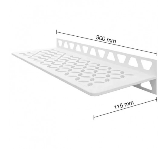 Tablette murale de douche SHELF-W-S1 30x11.5cm FLORAL D5 SCHLUTER - 26