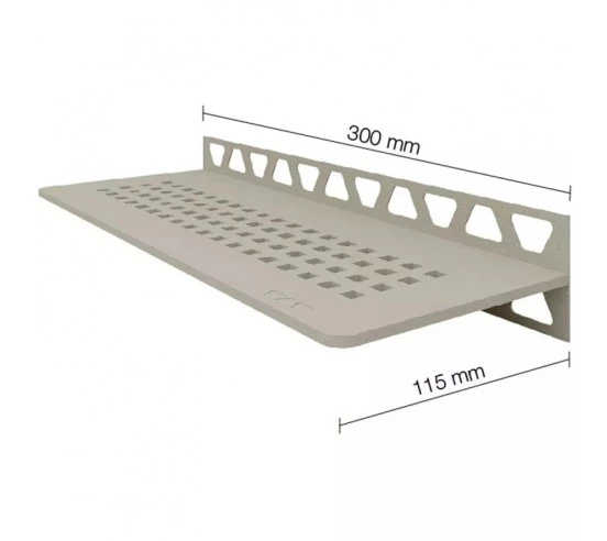 Tablette murale de douche SHELF-W-S1 30x11.5cm SQUARE D3 SCHLUTER - 6
