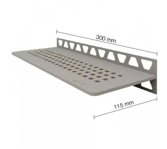 Tablette murale de douche SHELF-W-S1 30x11.5cm SQUARE D3 SCHLUTER - 8