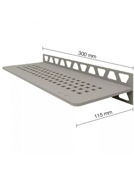 Tablette murale de douche SHELF-W-S1 30x11.5cm SQUARE D3 SCHLUTER - 8