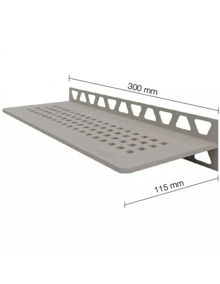 Tablette murale de douche SHELF-W-S1 30x11.5cm SQUARE D3 SCHLUTER - 10