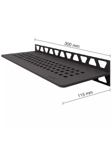Tablette murale de douche SHELF-W-S1 30x11.5cm SQUARE D3 SCHLUTER - 12