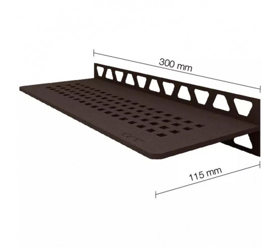 Tablette murale de douche SHELF-W-S1 30x11.5cm SQUARE D3 SCHLUTER - 14