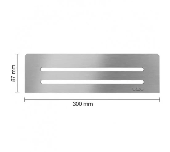 Étagère murale pour niche Kerdi board SHELF-N-S1 30x8.7cm WAVE D10 SCHLUTER - 1