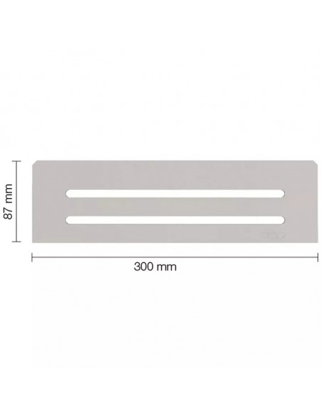 Étagère murale pour niche Kerdi board SHELF-N-S1 30x8.7cm WAVE D10 SCHLUTER - 10