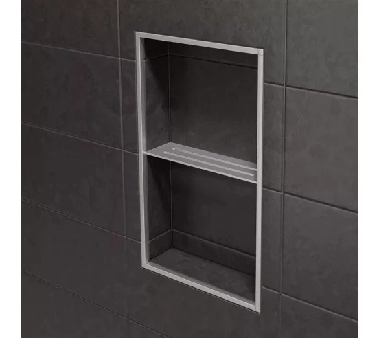 Étagère murale pour niche Kerdi board SHELF-N-S1 30x8.7cm WAVE D10 SCHLUTER - 19