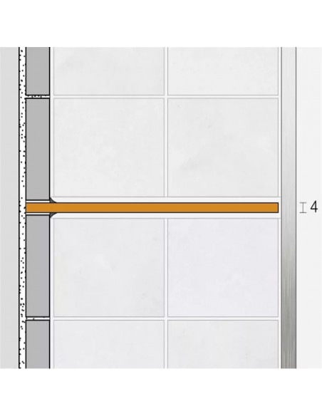 Étagère murale pour niche Kerdi board SHELF-N-S1 30x8.7cm WAVE D10 SCHLUTER - 20
