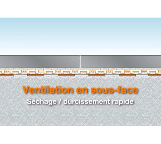Natte DITRA-DRAIN 8 12,5m², Drainage & Désolidarisation SCHLUTER - 4