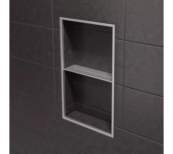 Étagère murale pour niche Kerdi board SHELF-N-S1 30x8.7cm PURE D7 SCHLUTER - 20