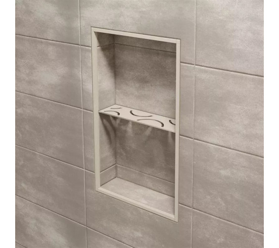 Étagère murale pour niche Kerdi board SHELF-N-S1 30x8.7cm CURVE D6 SCHLUTER - 6