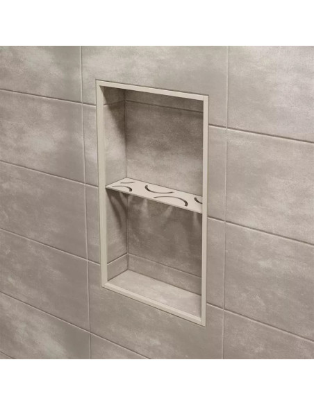 Étagère murale pour niche Kerdi board SHELF-N-S1 30x8.7cm CURVE D6 SCHLUTER - 6