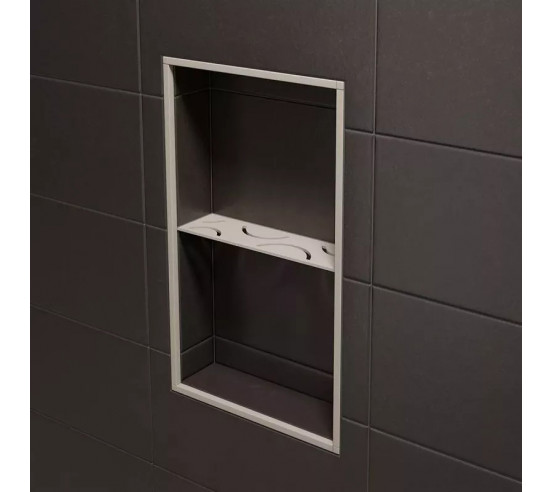 Étagère murale pour niche Kerdi board SHELF-N-S1 30x8.7cm CURVE D6 SCHLUTER - 9