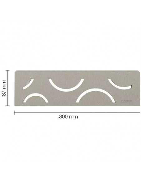 Étagère murale pour niche Kerdi board SHELF-N-S1 30x8.7cm CURVE D6 SCHLUTER - 11
