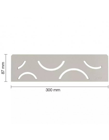 Étagère murale pour niche Kerdi board SHELF-N-S1 30x8.7cm CURVE D6 SCHLUTER - 14
