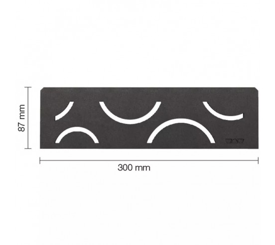 Étagère murale pour niche Kerdi board SHELF-N-S1 30x8.7cm CURVE D6 SCHLUTER - 17