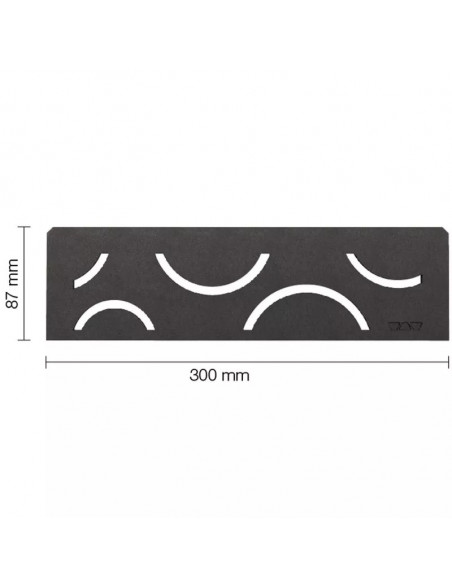 Étagère murale pour niche Kerdi board SHELF-N-S1 30x8.7cm CURVE D6 SCHLUTER - 17