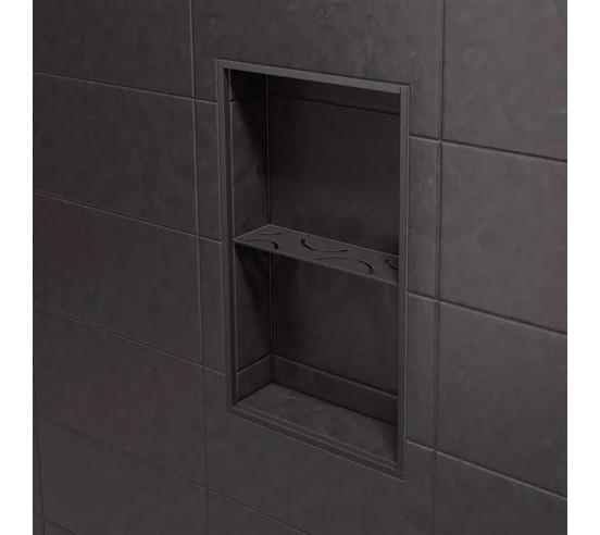 Étagère murale pour niche Kerdi board SHELF-N-S1 30x8.7cm CURVE D6 SCHLUTER - 18