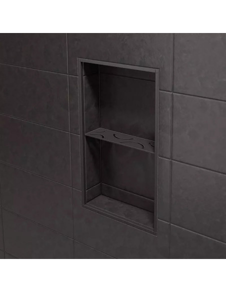 Étagère murale pour niche Kerdi board SHELF-N-S1 30x8.7cm CURVE D6 SCHLUTER - 18