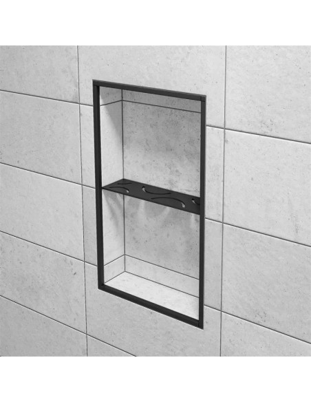 Étagère murale pour niche Kerdi board SHELF-N-S1 30x8.7cm CURVE D6 SCHLUTER - 24