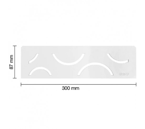 Étagère murale pour niche Kerdi board SHELF-N-S1 30x8.7cm CURVE D6 SCHLUTER - 26