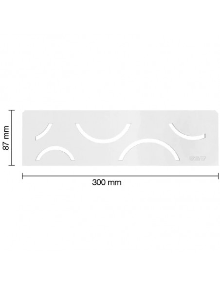 Étagère murale pour niche Kerdi board SHELF-N-S1 30x8.7cm CURVE D6 SCHLUTER - 26